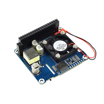 Weixue Ploča za proširenje Raspberry Pi 4B/3B+ s Ethernet PoE, prikaz temperature u realnom vremenu i izolirano hlađenje PoE modula