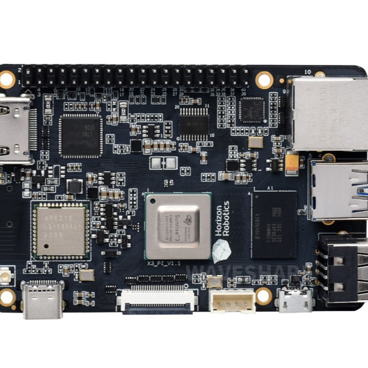 Sunrise X3 razvojna plošča s Horizon AI, čip X3M, 5 TOPS računalna moč, Raspberry Pi sučelje