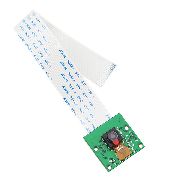 CSI камера с интерфейс, 5MP, 15 см гъвкав кабел, за Raspberry Pi 3B/2B/1B