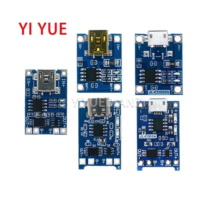 10-komadni Type-C mini TP4056 modul za punjenje litijevih baterija 18650