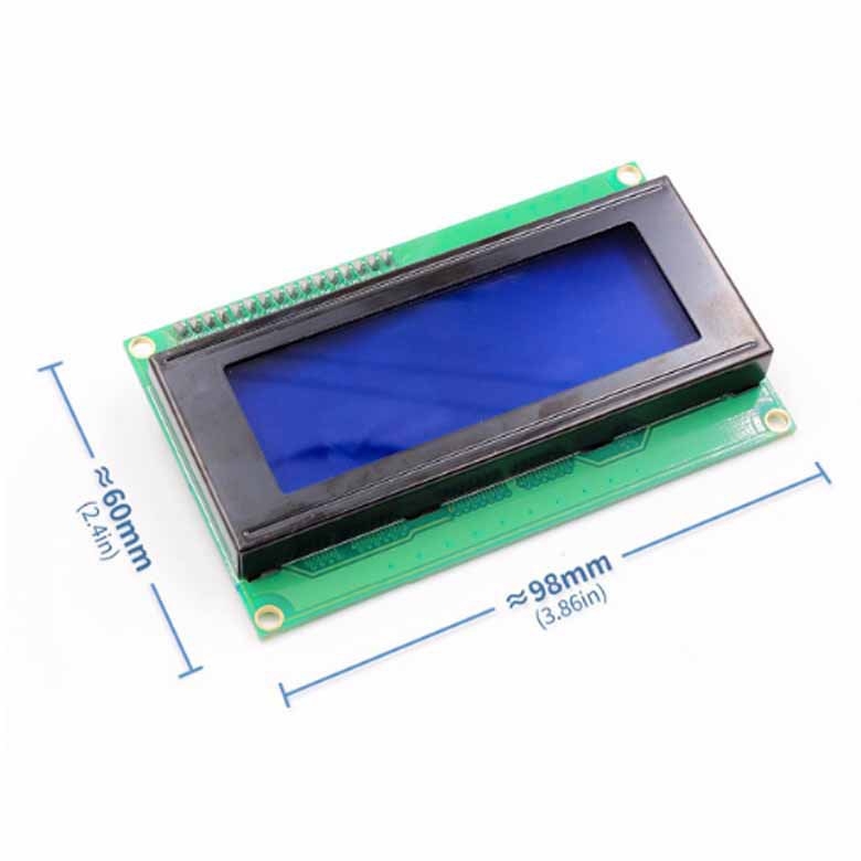 I2C LCD2004 20x4 LCD modul s adapter PCB-om, plavi ili žuto-zeleni zaslon, UNO kompatibilan