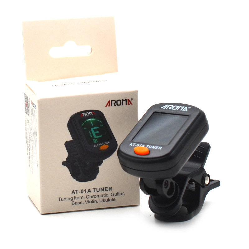 AROMA AT-01A tuner za gitaru, ukulele i bas