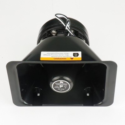 Univerzalni auto zvučnik 12V-24V, crni prednji rog