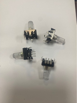 Kontrolna ploča za audio mikser s efektima, s 12 enkoderima, za male kućanske uređaje (električna keramička ploča i mikrovalna pećnica)