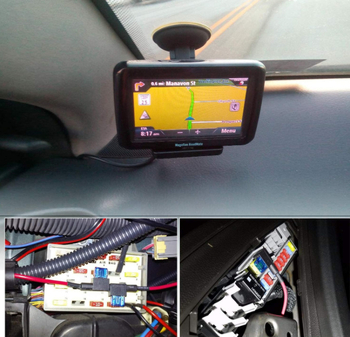 12V auto adapter za osigurače, standardne i MINI TAP – set od 10 držača osigurača