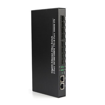 Gigabitni SFP transiver s 8-kanalnim optičkim i 2 električnim priključkom, agregacijski kaskadni optički prijemnik, LC priključak