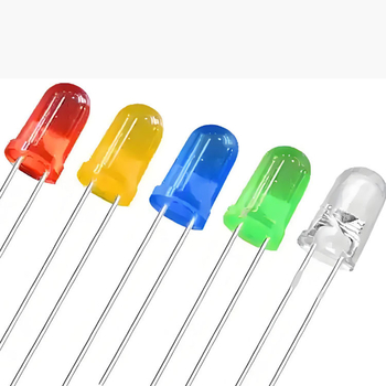 5mm LED perle za automobilsku rasvjetu, F5 okrugla glava kroz rupu, visoka svjetlina, crvena, zelena, žuta, plava, bijela