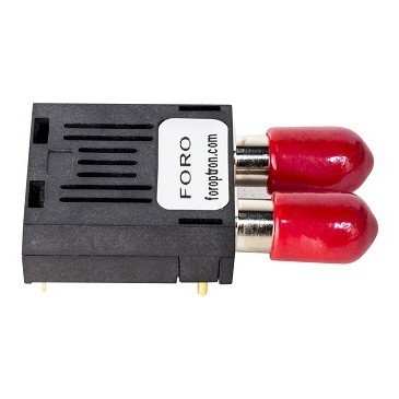 TTL razina optički transceiver integrirani modul, 0–2 Mbps, jednomodno dvostruko vlakno, multimodno dvostruko vlakno, sučelje 1×9