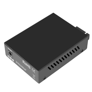 Industrijski razred optički transceiver s PoE, 100 Mbps