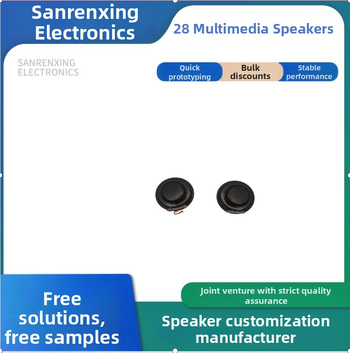 28 reproduktor s vnútorným magnetom, 4 Ω, 3 W, smart Bluetooth basový reproduktor, vodotesný