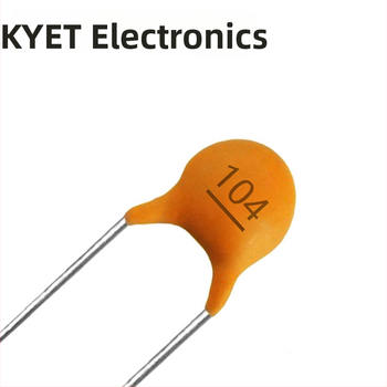 KYET CC104M 100V keramický kondenzátor s priamym zapojením, nízke napätie, 0,1 µF (104M), ekologický keramický kondenzátor typu chip