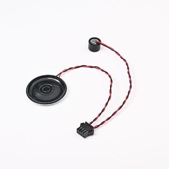 Prilagođeni auto audio zvučnik s metalnim kućištem, promjer 40 mm, unutarnji magnet, spojni kabeli, mali mikrofon tipa rog
