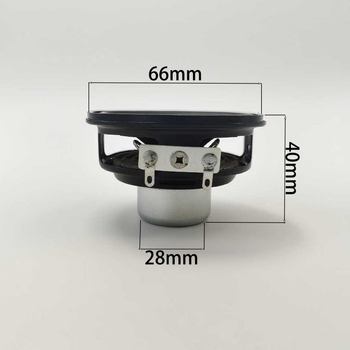 Bluetooth zvučnik punog opsega promjera 66 mm, 2,5 inča, dvostupan dizajn 6+4, unutarnji magnet, PP konus i PP kapica, 4 Ω, 15 W