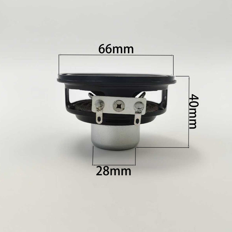 Bluetooth zvučnik punog opsega promjera 66 mm, 2,5 inča, dvostupan dizajn 6+4, unutarnji magnet, PP konus i PP kapica, 4 Ω, 15 W
