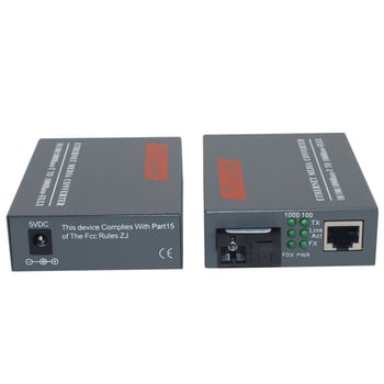 HTB-GS-03AB Mrežni optički transiver, gigabitsko vlakno, jednovlakanski, 1 par