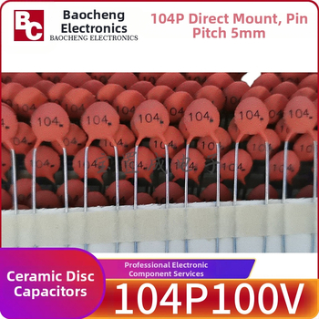 Keramické čipové kondenzátory 104P50V, balenie na páske, séria 101P-104, 0,1 µF (100 nF)