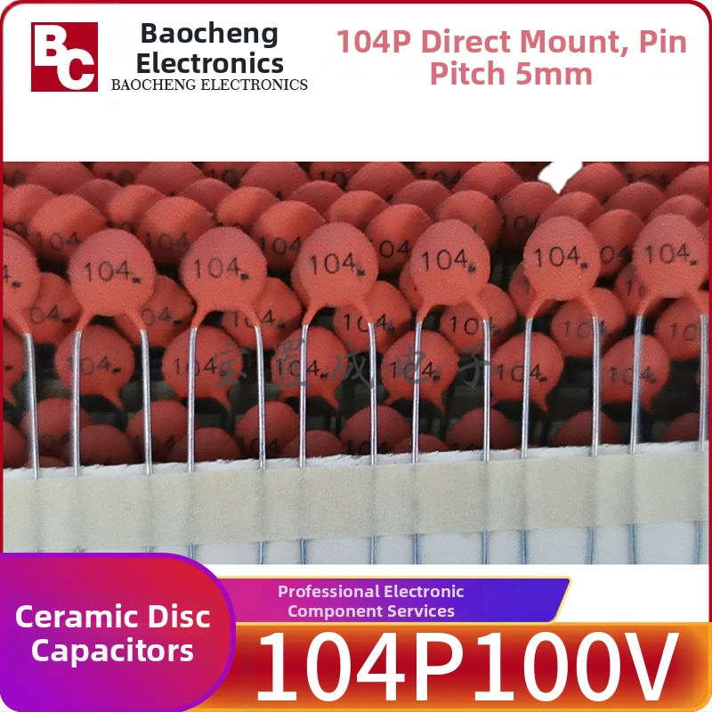 Keramické čipové kondenzátory 104P50V, balenie na páske, séria 101P-104, 0,1 µF (100 nF)
