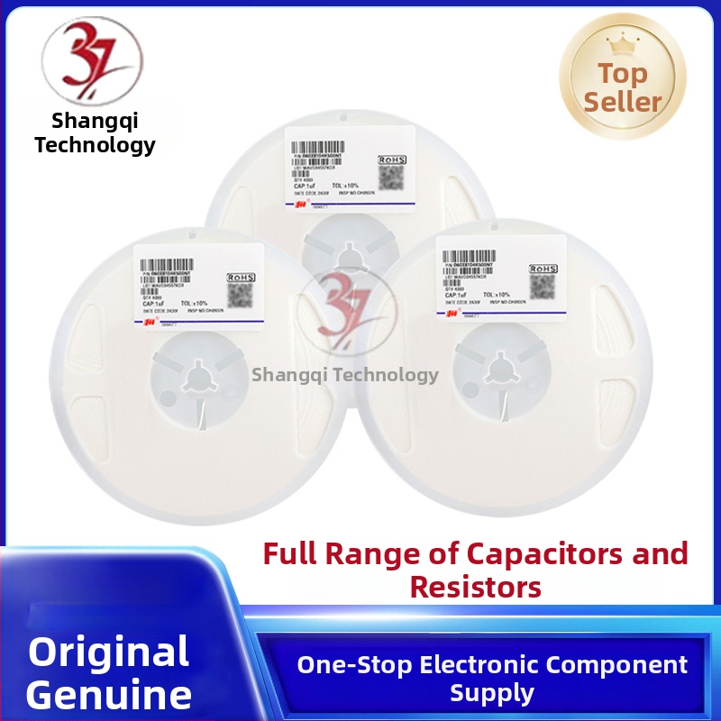Shangqi SMT kondenzátor 0603 104K 105K X7R 25V 50V filtrácia