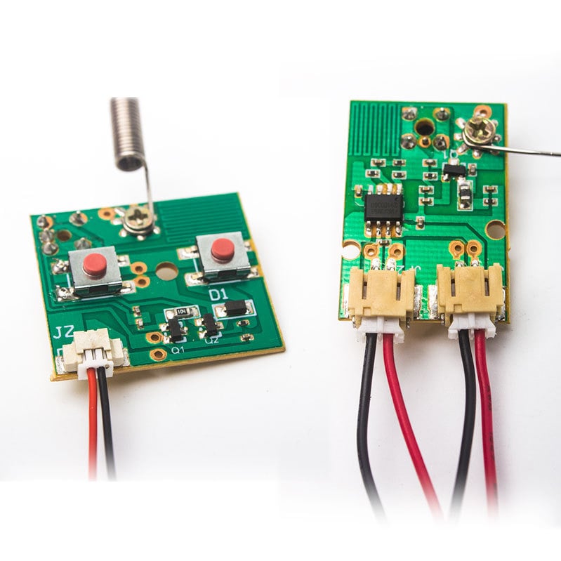 Dvojkanálový modul diaľkového ovládania, frekvencia 27 MHz, doplnky pre elektronické hračky a technické modely