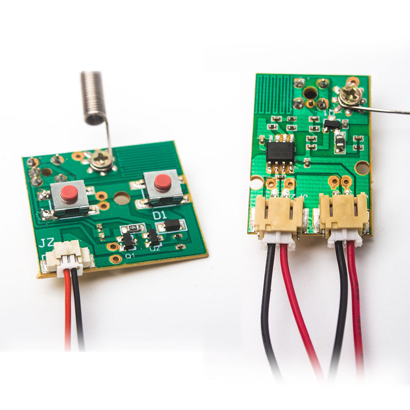 Dvojkanálový modul diaľkového ovládania, frekvencia 27 MHz, doplnky pre elektronické hračky a technické modely