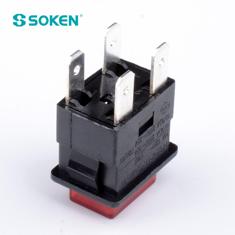 SOKEN gumbni prekidač PS23-16-C za utičnicu i produžni kabel KC