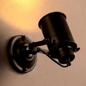 Američka retro LED zidna lampa – usmjereno svjetlo uz krevet za hodnike, prolaze, kafiće i barove – industrijski stil