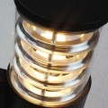 LED zidna svjetiljka od aluminijskog cijevi, osvjetljenje gore-dolje, E27 utičnica, vanjska retro zidna svjetiljka