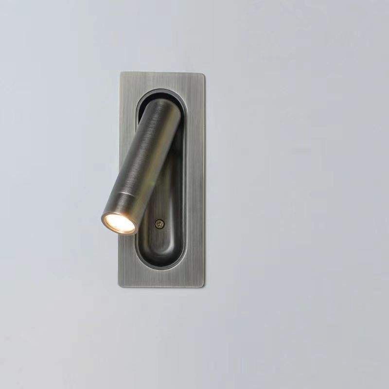 Zidna lampa za noćno čitanje uz krevet, 3W LED, ugrađeni prekidač, nordijski stil