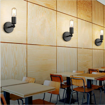 Željezna zidna lampa s minimalističko-retro dizajnom, idealna za hodnik, balkon i ulaz