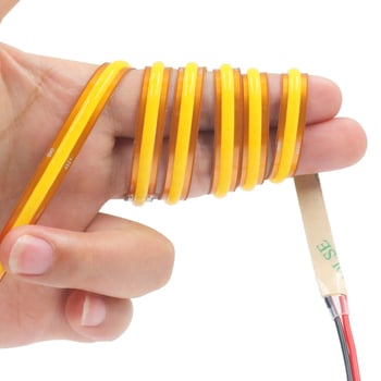 COB LED traka za ormariće i izložbene police, reže se po duljini, samoljepljiva, sigurno mekano svjetlo za oči, 12-24V, 8 W/m, CRI 90