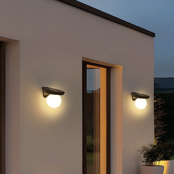 Solarna zidna svjetiljka za vilu i vrt – vanjska vodootporna IP65 LED svjetiljka, 36 LED, 200 lm, višebojna, regulacija jačine svjetla
