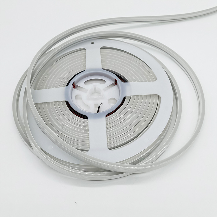 Silicij LED traka 0410 s kućištem, 12V/24V, vodootporna, samoljepljiva, ugrađena u linearni žlijeb, klipsa, dimmabilna