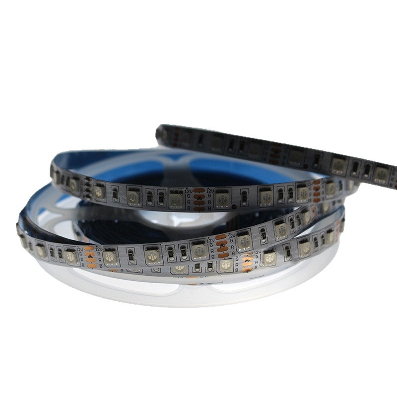 Na skladištu RGB LED traka 12V, 5050 LED, fleksibilna, ljubičasta svjetlost, 60 LED/m