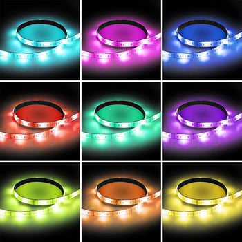 Prilagođena 5V 5050RGB LED traka s epoksi premazom, Bluetooth upravljanje putem aplikacije, za garderobu i viseću postelju