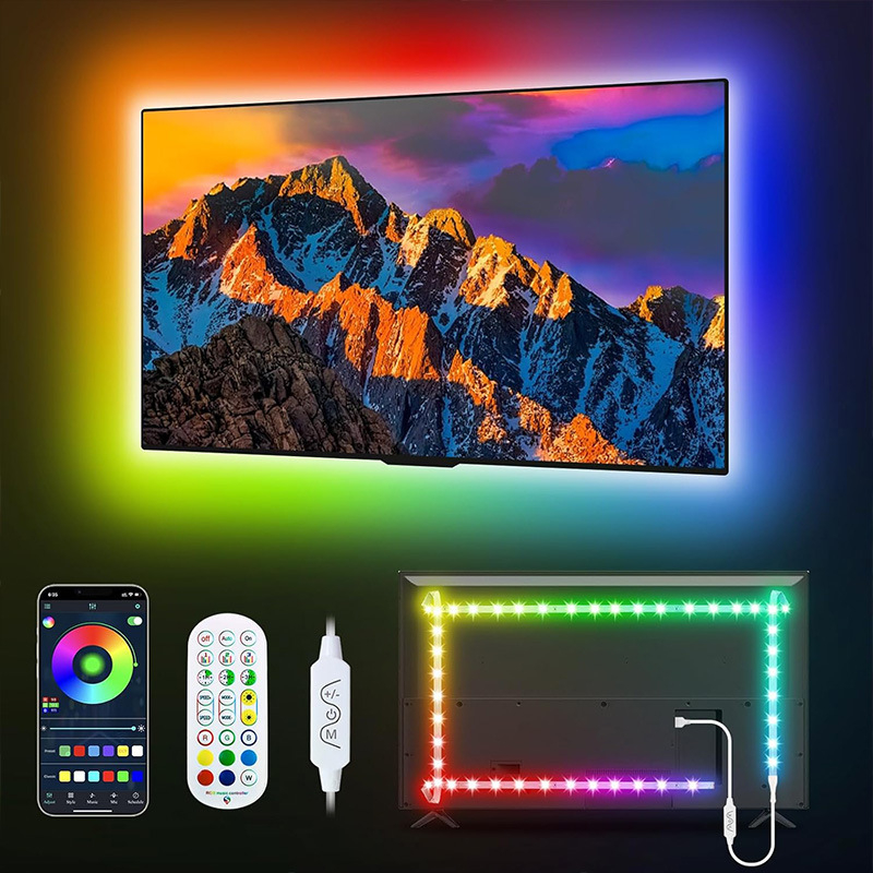 Prilagođena 5V 5050RGB LED traka s epoksi premazom, Bluetooth upravljanje putem aplikacije, za garderobu i viseću postelju