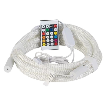 360° RGB LED neonska traka s mrežastim uzorom, fleksibilna, 5V/24V, promjena boja