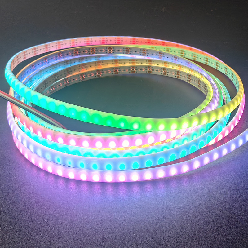 RGB COB LED traka, ultra uska, duljine 5 m, efekt slijedećeg svjetla i tekuće vode, za trkačke dronove i VR