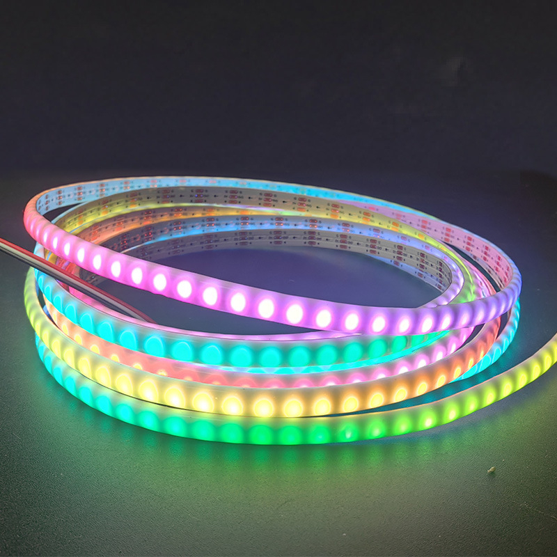 RGB COB LED traka, ultra uska, duljine 5 m, efekt slijedećeg svjetla i tekuće vode, za trkačke dronove i VR