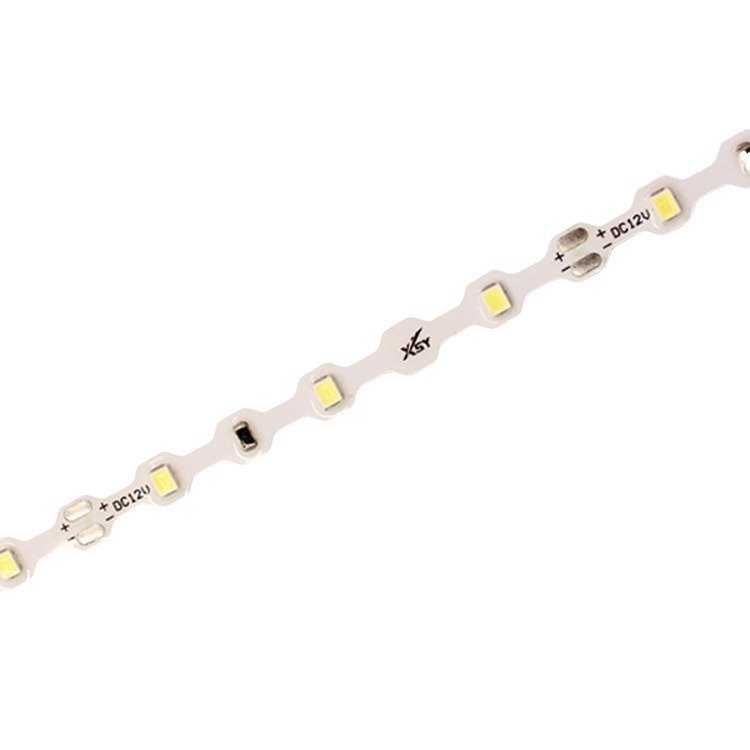 2835 LED trak u obliku Velikog zida, širina 6.8 mm, 42 LED/m, tri LED-a po klipu, SMD, vodootporan, samoljepljiv, 12V, bijela svjetlost