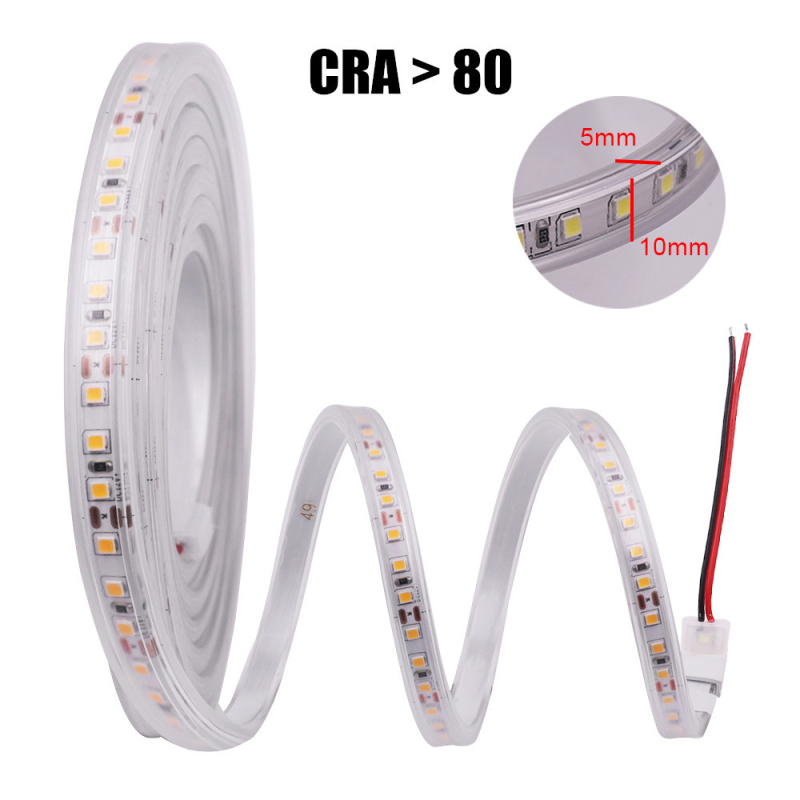 Niskonaponska LED traka 12V/24V, 2835 LED, 120 LED, vanjska vodootporna, linearno svjetlo, topla bijela