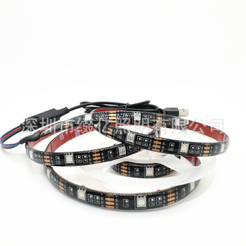 RGB LED traka za namještaj, 5V niskog napona, vodootporna 5050 RGB, Bluetooth daljinsko upravljanje, LED komplet