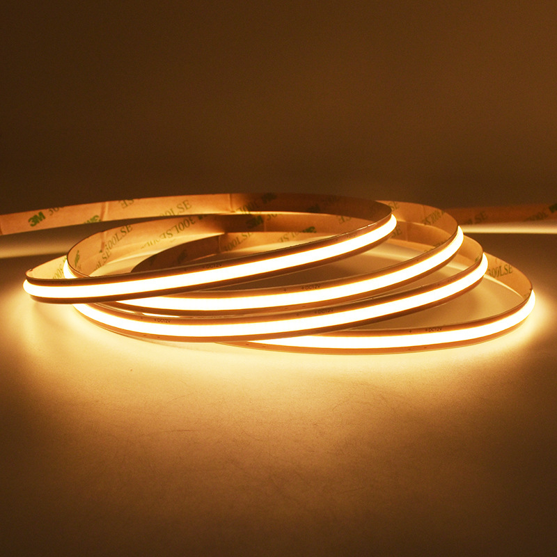 COB LED trak, 8 mm široka, može se rezati na željenu duljinu, za ormariće, vinoteke i garderobe, linearno osvjetljenje, s mogućnošću prigušivanja