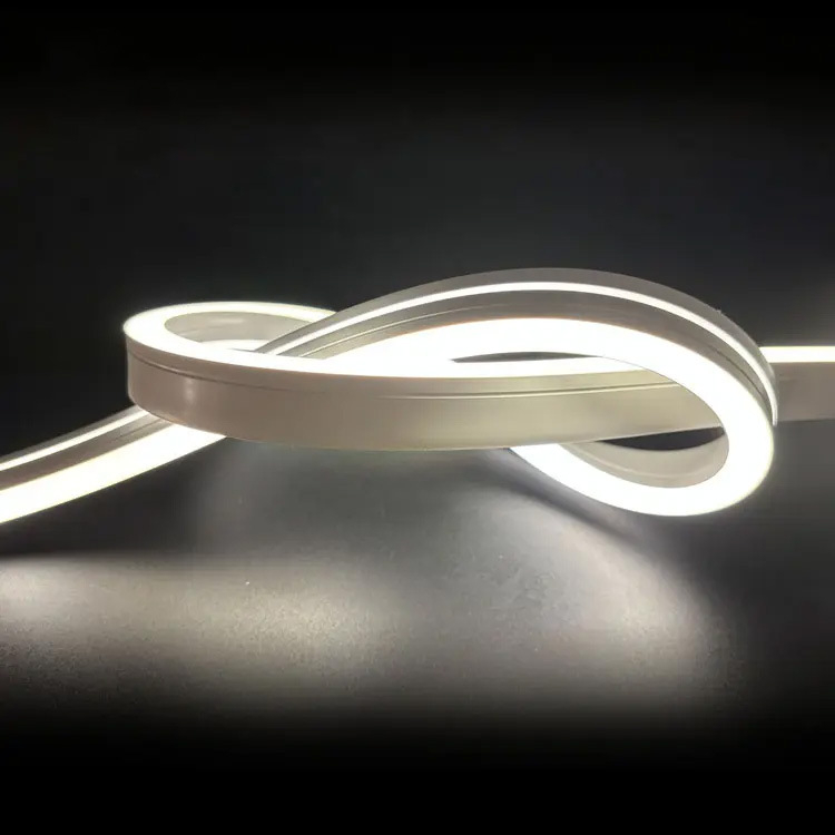 Niskonaponska 1020 fleksibilna silikon LED traka za vanjsku vodootpornu građevinsku rasvjetu, ugrađena LED neonska traka