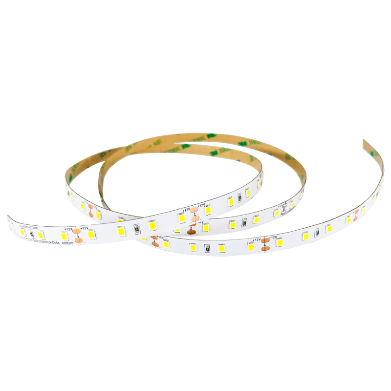 Fleksibilna LED traka 2835, 12V, visoka svjetlosna učinkovitost 204 lm/W, samoljepljiva dekorativna linearna LED traka