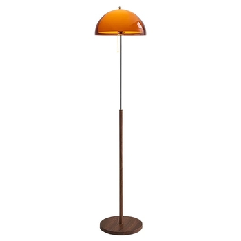 Podna lampa u obliku gljive, francuski vintage stil, LED svjetlo, tijelo od željeza, akrilno sjenilo, visina 1500 mm, pogodna za dnevni boravak, spavaću sobu ili ured