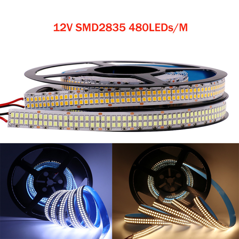 LED traka 12/24V, 480 LED, 2835, dvostruki red, širine 15 mm za reklamu