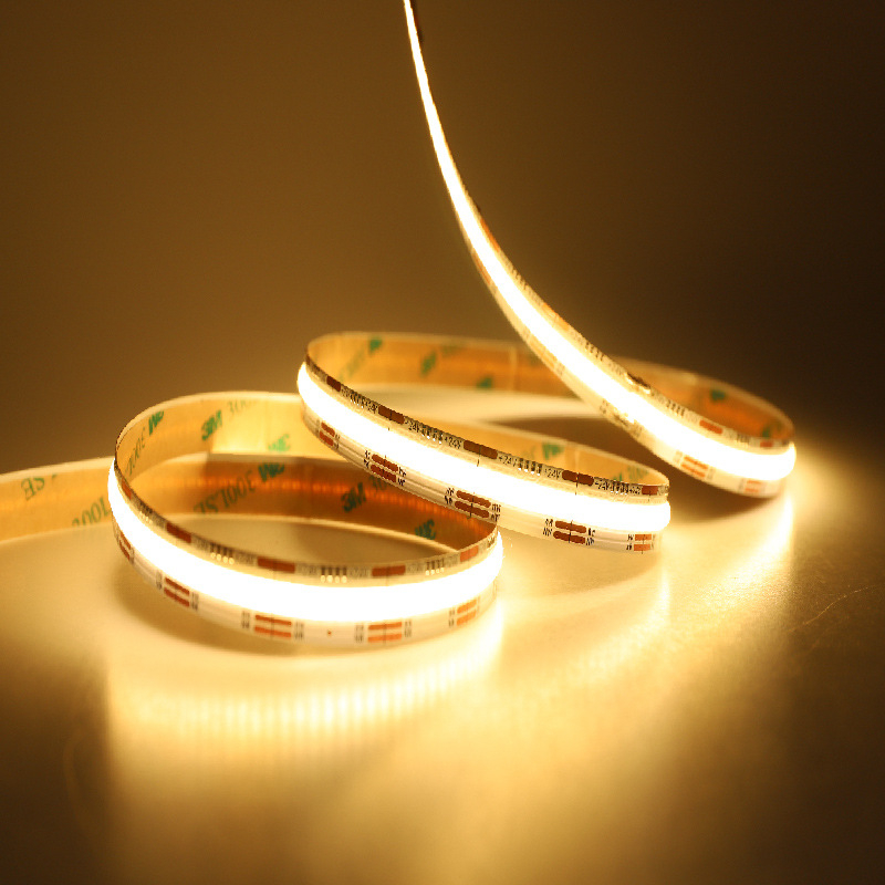 COB LED trak s niskim naponom, 12V/24V, samoljepiva silikonska, 320 LED, visoka svjetlina, fleksibilno za linearno osvjetljenje
