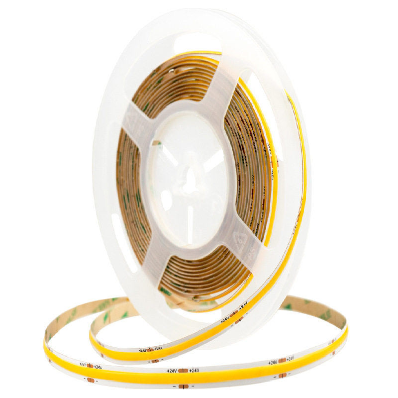 COB LED trak s niskim naponom, 12V/24V, samoljepiva silikonska, 320 LED, visoka svjetlina, fleksibilno za linearno osvjetljenje