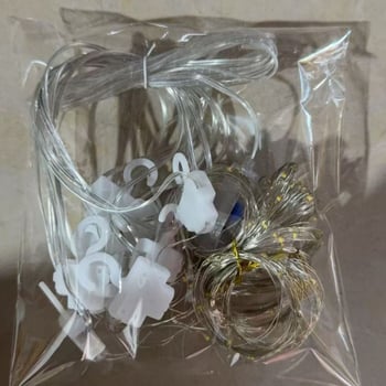 LED niz svjetala za bor s USB daljinskim upravljačem, 8 funkcija dekorativnih svjetala, topla bijela