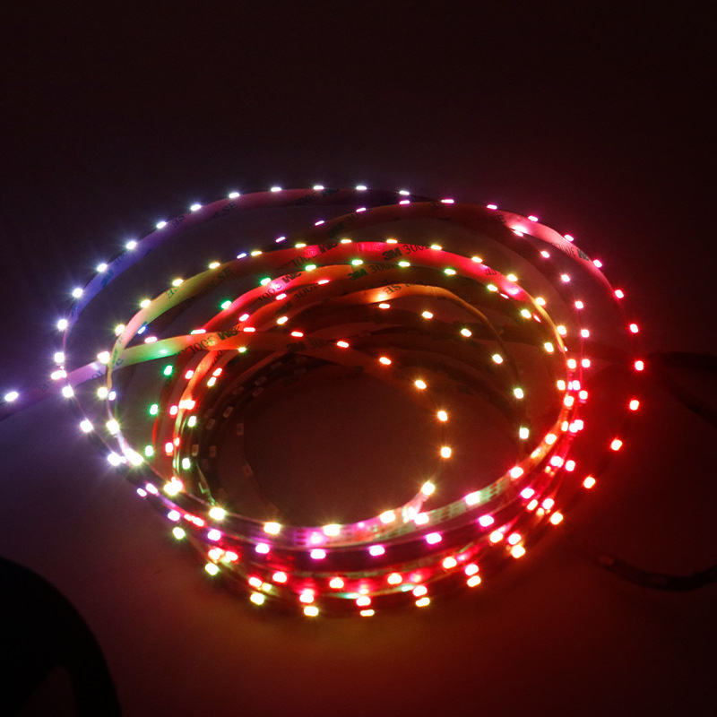 WS2812B-4020 RGB LED traka, bočno osvijetljena, za ormariće i automobile – ambijentalno osvjetljenje u boji